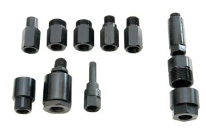 ROOKS Zestaw adapterów do wtryskiwaczy 11 elementów