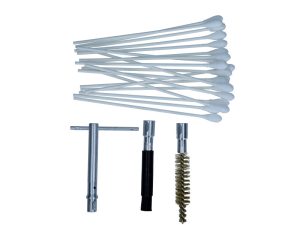 ROOKS Zestaw do czyszczenia gniazda wtryskiwaczy BASIC pałeczki do czyszczenia 21 elementów