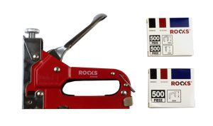 ROOKS Zszywacz taker zestaw 3 w 1 z zszywkami 1500 sztuk