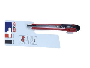 ROOKS Nożyk z ostrzem łamanym 9 mm materiał SK5