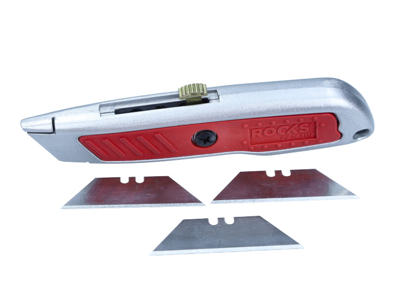 ROOKS Nóż z ostrzem trapezowym chowanym OK-06.0118