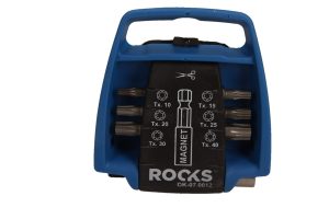 ROOKS BIT POCKET zestaw bitów z uchwytem magnetycznym TORX T10 T15 T20 T25 T30 T40 komplet 7 elementów