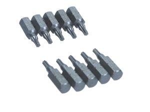 ROOKS Bit do wkrętarki 1/4" x 25 mm x T10 udarowy CrVMoSi kpl. 10 szt.