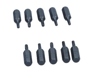 ROOKS Bit do wkrętarki 1/4" x 25 mm x HEX 2,5 udarowy CrVMoSi kpl. 10 szt.