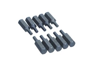 ROOKS Bit do wkrętarki 1/4" x 25 mm x  HEX 3 udarowy CrVMoSi kpl. 10 szt.