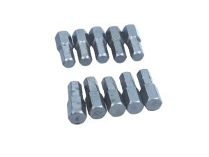 ROOKS Bit do wkrętarki 1/4" x 25 mm x  HEX 8 udarowy CrVMoSi kpl. 10 szt.