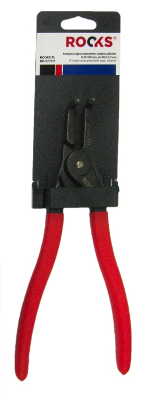 ROOKS Szczypce Segera zewnętrzne wygięte 230 mm