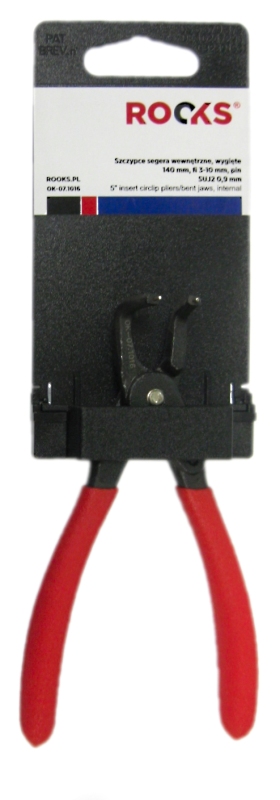 ROOKS Szczypce Segera wewnętrzne wygięte 140 mm