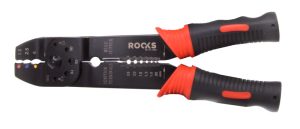 ROOKS Szczypce do ściągania izolacji i końcówek konektorowych 200 mm