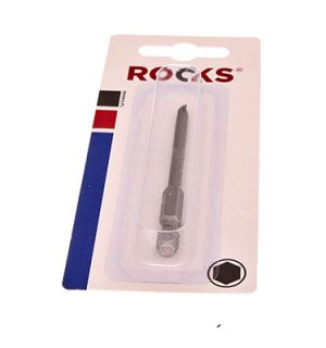 ROOKS Bit płasko-krzyżowy 1/4" x 70 mm PLUS-MINUS TYPE PZ2/FL6 DIN 3126-F6,3