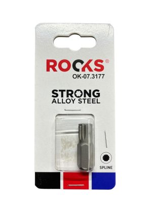 ROOKS Bit 10 mm 3/8" SPLINE M10 x 30 mm S2