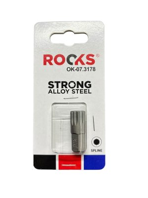 ROOKS Bit 10 mm 3/8" SPLINE M12 x 30 mm S2
