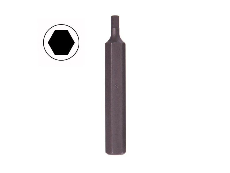 ROOKS LONG Bit 10 mm 3/8" Hex 4 mm x 75 mm S2 OK-07.3189