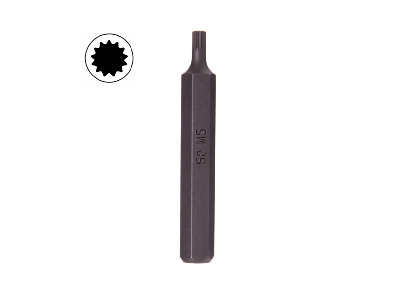 ROOKS LONG Bit 10 mm 3/8" SPLINE M5 x 75 mm S2 OK-07.3203