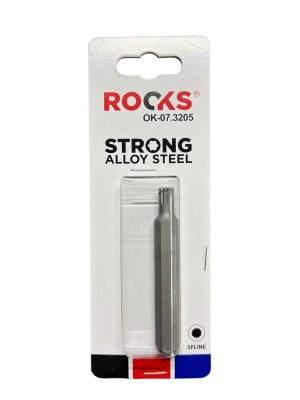 ROOKS LONG Bit 10 mm 3/8" SPLINE M8 x 75 mm S2