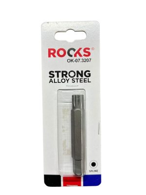ROOKS LONG Bit 10 mm 3/8" SPLINE M12 x 75 mm S2