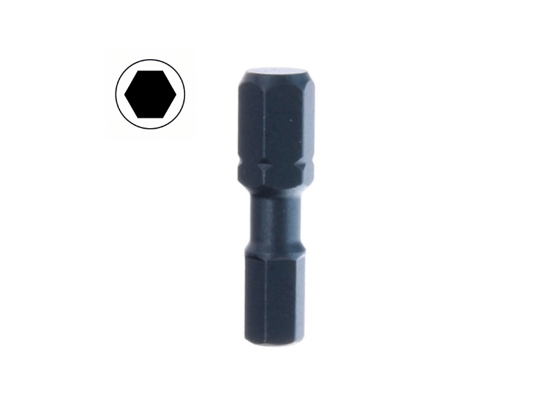 ROOKS Bit udarowy 1/4" x 25mm HEX5 do OK-01.0037 OK-07.3316
