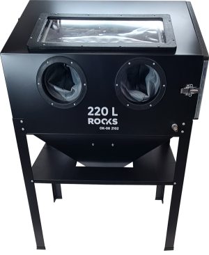 ROOKS Piaskarka kabinowa 220 l 8 BAR
