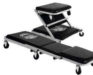 ROOKS Leżanka serwisowa z siedziskiem 2 w 1 150 kg 92 cm