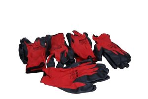 ROOKS Rękawice robocze polyester-nitrille rozmiar XXL 5 par