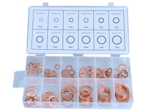 ROOKS Zestaw podkładek miedzianych GARAGE 150 elementów