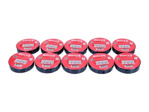 ROOKS Taśma elektroizolacyjna, czarna 0,13 mm x 12 mm x 10 m