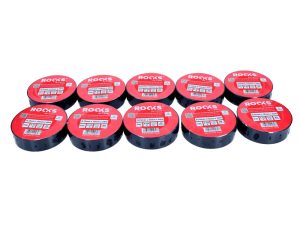 ROOKS Taśma elektroizolacyjna, czarna 0,13 mm x 19 mm x 20 m