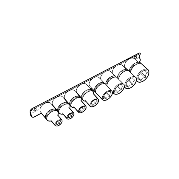 Zestawy nasadek i kluczy trzpieniowych