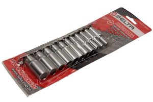 SELTA Nasadki długie na szynie 1/4" 11 części