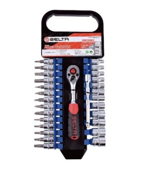 SELTA Zestaw narzędziowy na wieszaku 1/4" 28 części