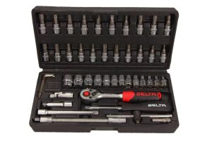 SELTA Zestaw narzędziowy 1/4" 46 części