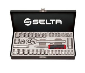 SELTA Zestaw narzędziowy 1/4" i 3/8" 40 części