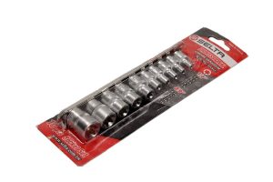 SELTA Nasadki TORX E na szynie 1/4" 3/8" E4-E18 10 części