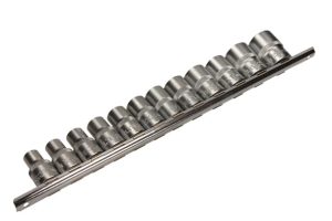 SELTA Nasadki na szynie 1/2" 10-24 mm 12 części