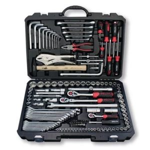 SELTA Zestaw narzędziowy 1/4" 3/8" 1/2" 142 części