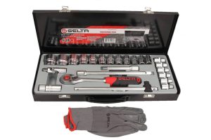 SELTA Zestaw narzędziowy 1/2" 24 części