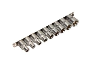 SELTA Nasadki TORX E na szynie 1/2'' 9 cz E10-E24
