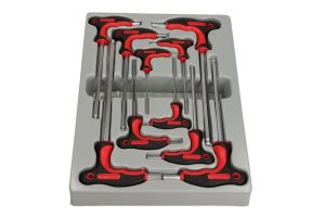 SELTA Zestaw kluczy imbusowych typ T 10 elementów moduł 2/3