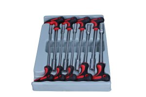 SELTA Zestaw kluczy nasadowych typ T 9 elementów moduł 2/3