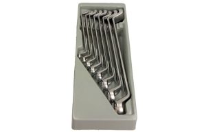 SELTA Zestaw kluczy oczkowych odgiętych 8 elementów - moduł 1/3