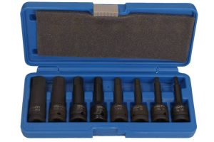 SELTA Zestaw bitów udarowych HEX 1/2" 8 części H5-H19