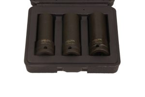 SELTA Nasadki do kół 1/2" 17 / 19 / 21 mm cienkościenne komplet 3 elementy