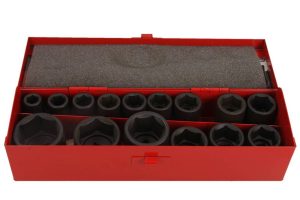 SELTA Zestaw nasadek udarowych 1/2" 15 części 10-32 mm