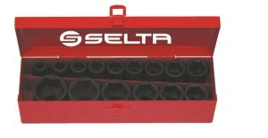 SELTA Nasadka udarowa krótka 1/2" 15 mm