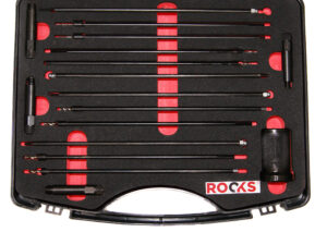 ROOKS Zestaw do usuwania żarników świec żarowych M8 M9 M10 M10 x 1,25 17 elementów