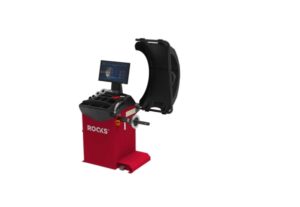 ROOKS Wyważarka do kół z uchwytem pneumatycznym 3D LCD