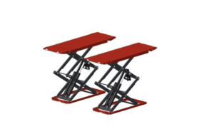 ROOKS Podnośnik nożycowy podprogowy naposadzkowy 3 t (czerwony) 