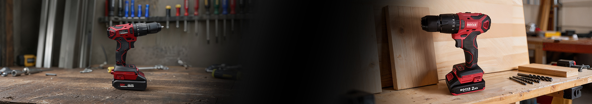 20V AQ-ONE Wiertarko-wkrętarka ECO 45 Nm metalowy uchwyt komplet z akumulatorem 2Ah ładowarką i walizką