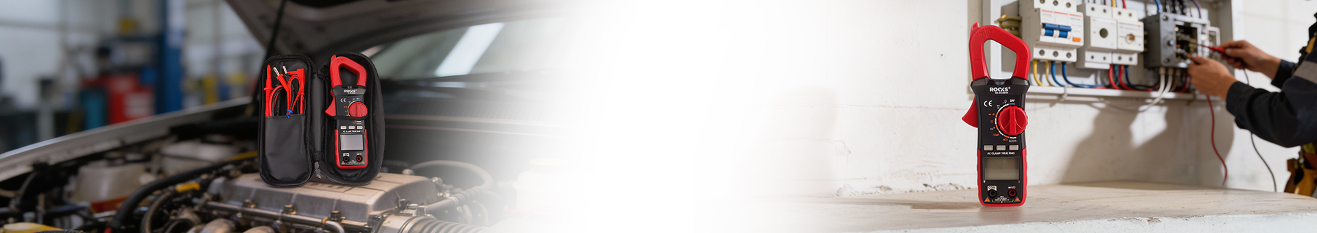 ROOKS Multimetr miernik cęgowy AUTOMAT T-RMS LED-NCV SYSTEM