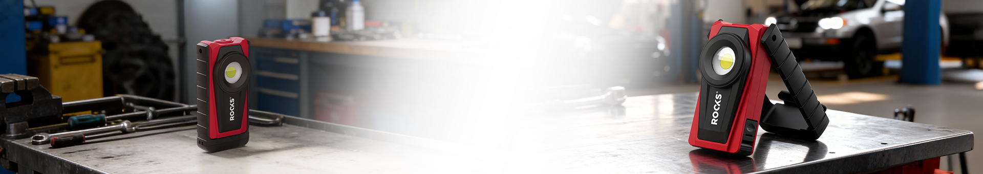 ROOKS Lampa warsztatowa B1 FRAME 1200 / 200 lum 2600 mAh